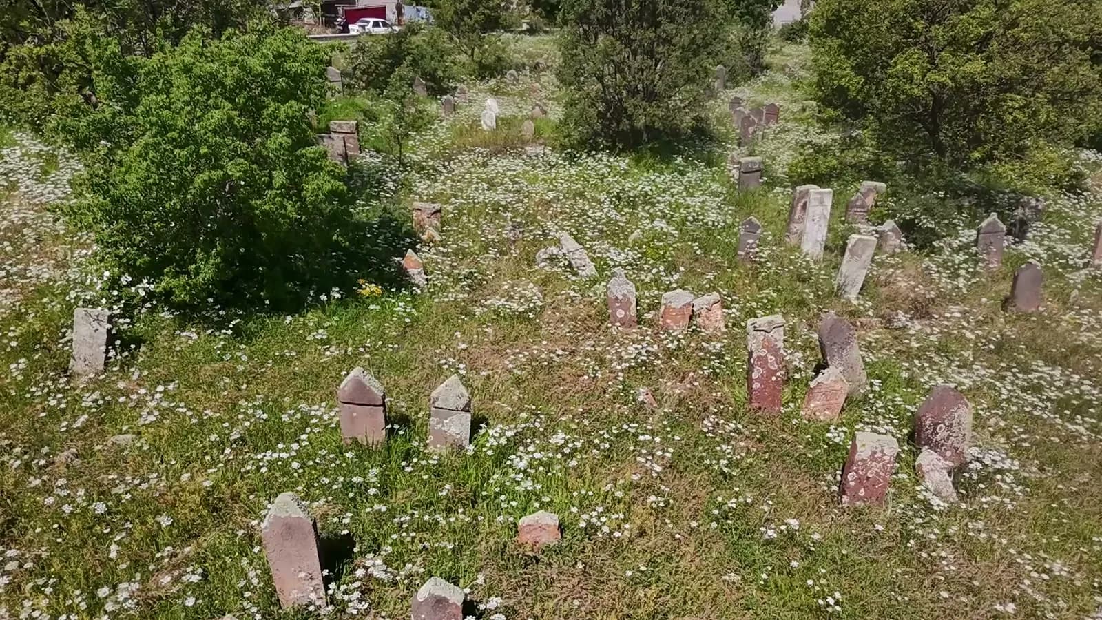 Tarihî aile mezarlığı, havadan